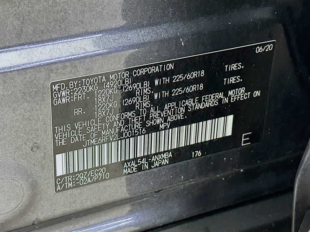 Toyota RAV4 Hybrid XSE 2020