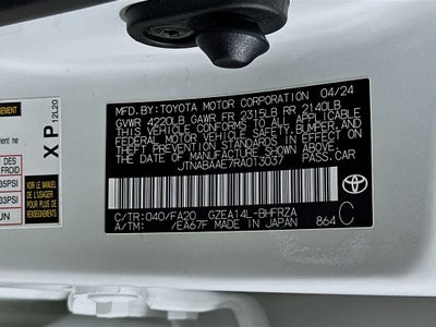 Toyota GR Corolla Core 2024