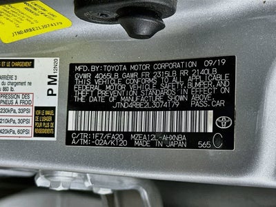 Toyota Corolla Nightshade 2020