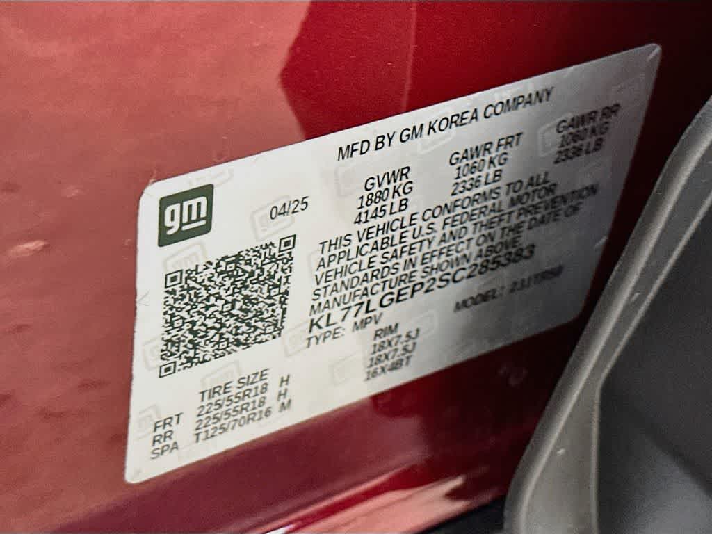 Chevrolet Trax 1RS 2025