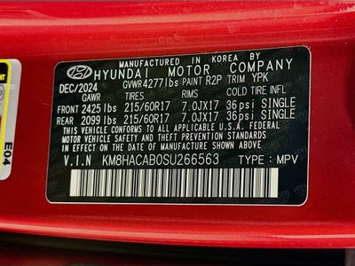 Hyundai Kona SE 2025