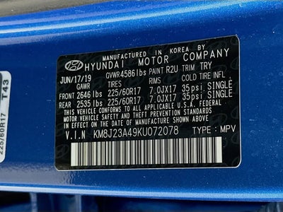 Hyundai Tucson SE 2019