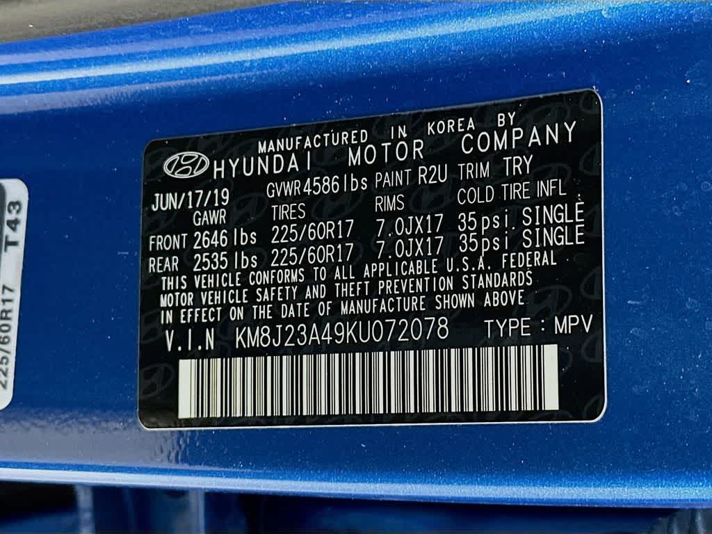 Hyundai Tucson SE 2019