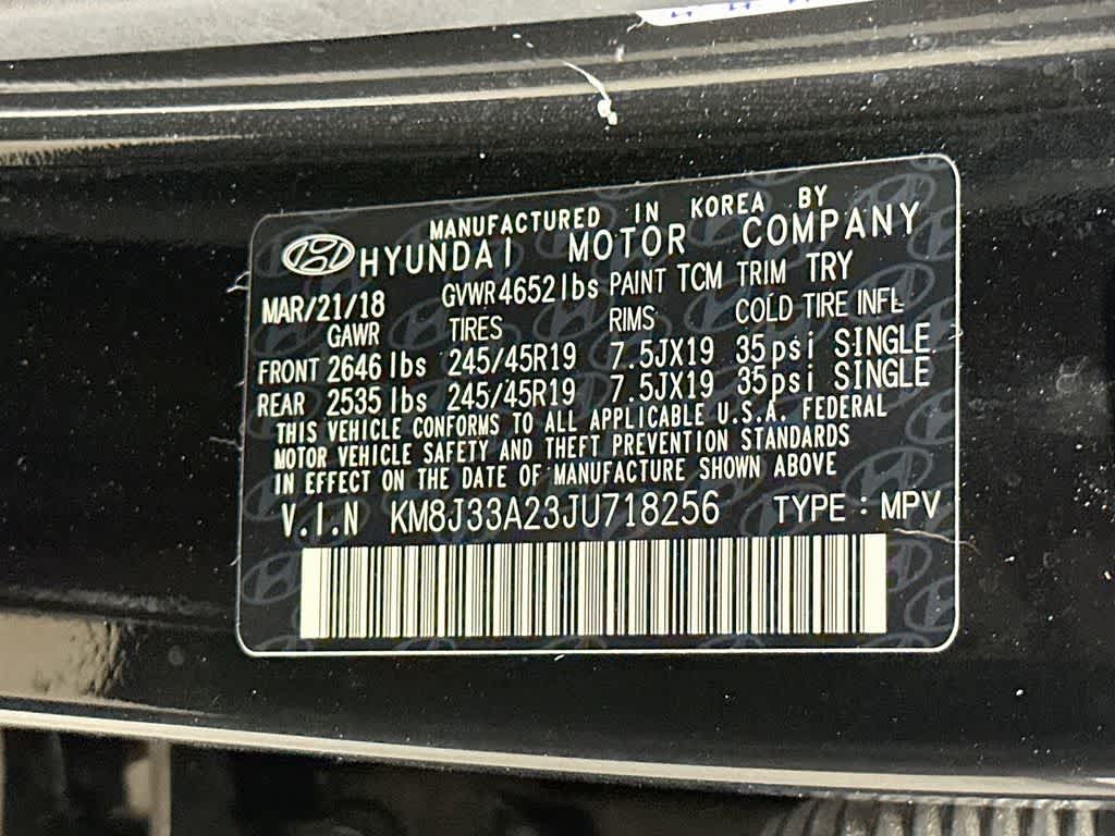 Hyundai Tucson Limited 2018