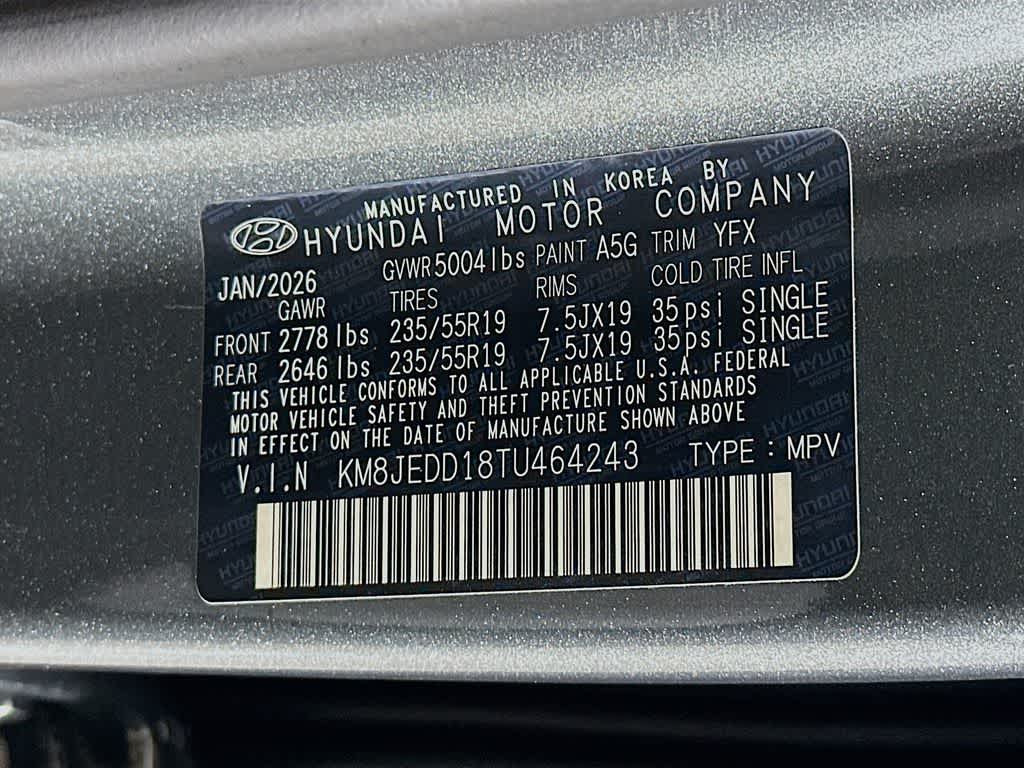 Hyundai Tucson Hybrid Limited 2026