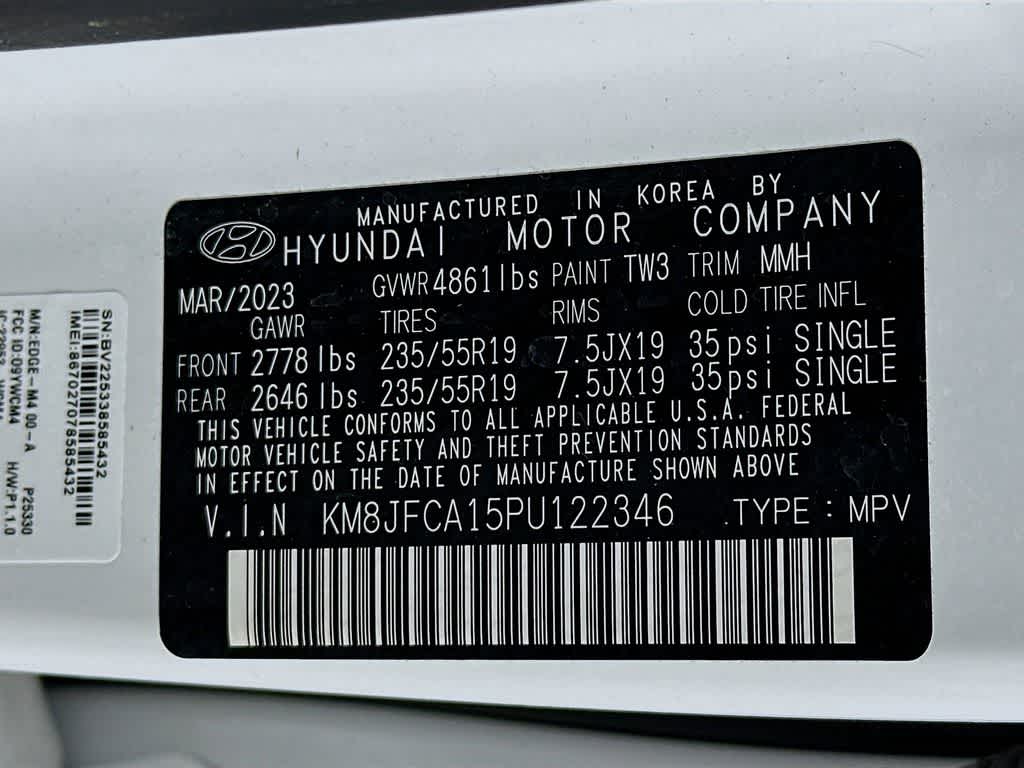 Hyundai Tucson Hybrid SEL Convenience 2023