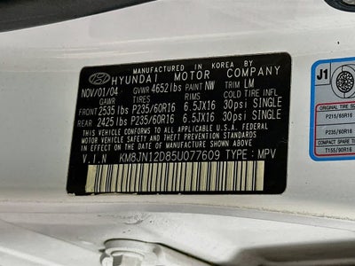 Hyundai Tucson GLS 2005