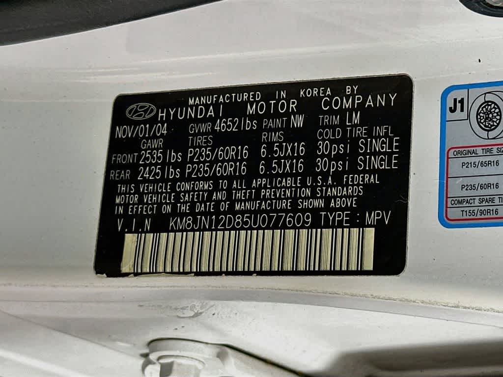 Hyundai Tucson GLS 2005