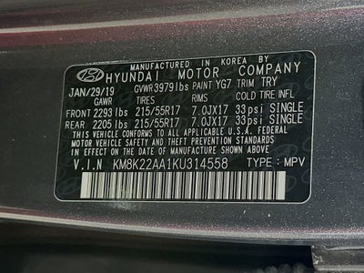 Hyundai Kona SEL 2019