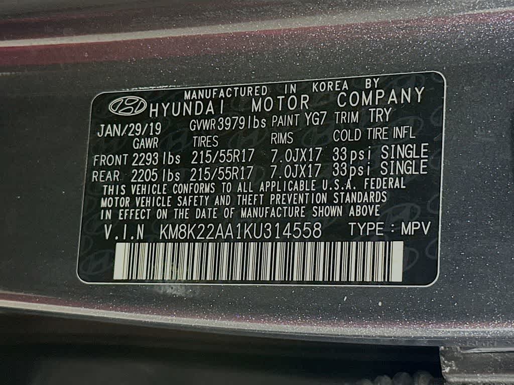 Hyundai Kona SEL 2019