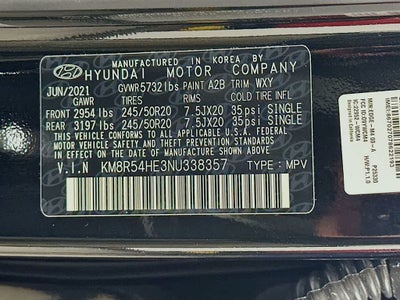 Hyundai Palisade Limited 2022