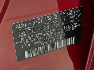 Hyundai Sonata SE 2025
