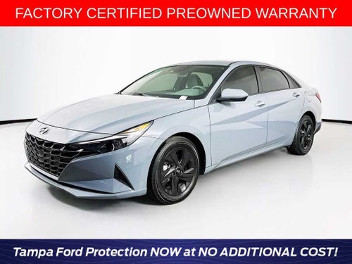 Hyundai Elantra Hybrid Blue 2021