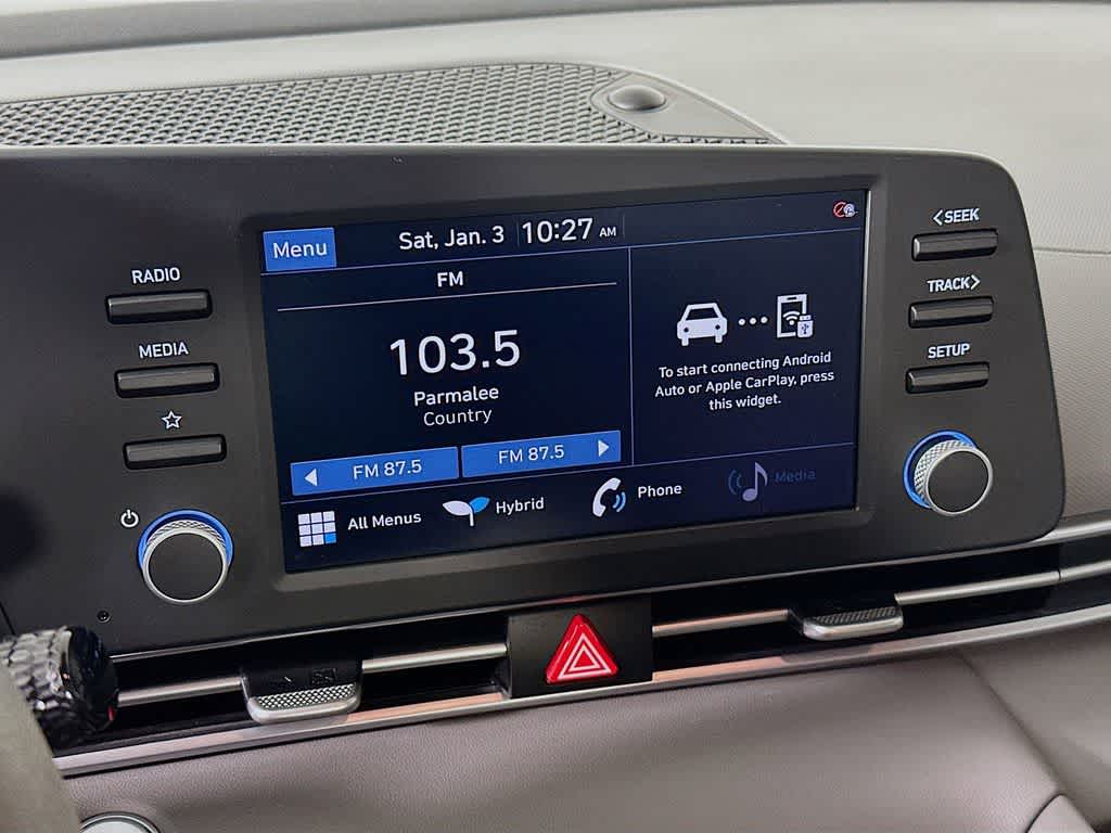 Hyundai Elantra Hybrid Blue 2021