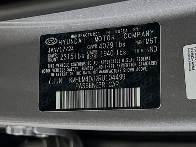 Hyundai Elantra Hybrid Azul 2024