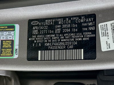 Hyundai Elantra Limited 2022