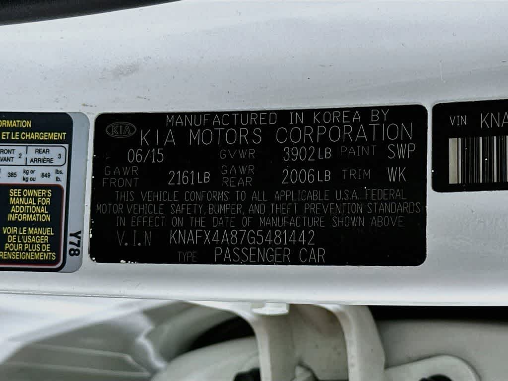 Kia Forte EX 2016