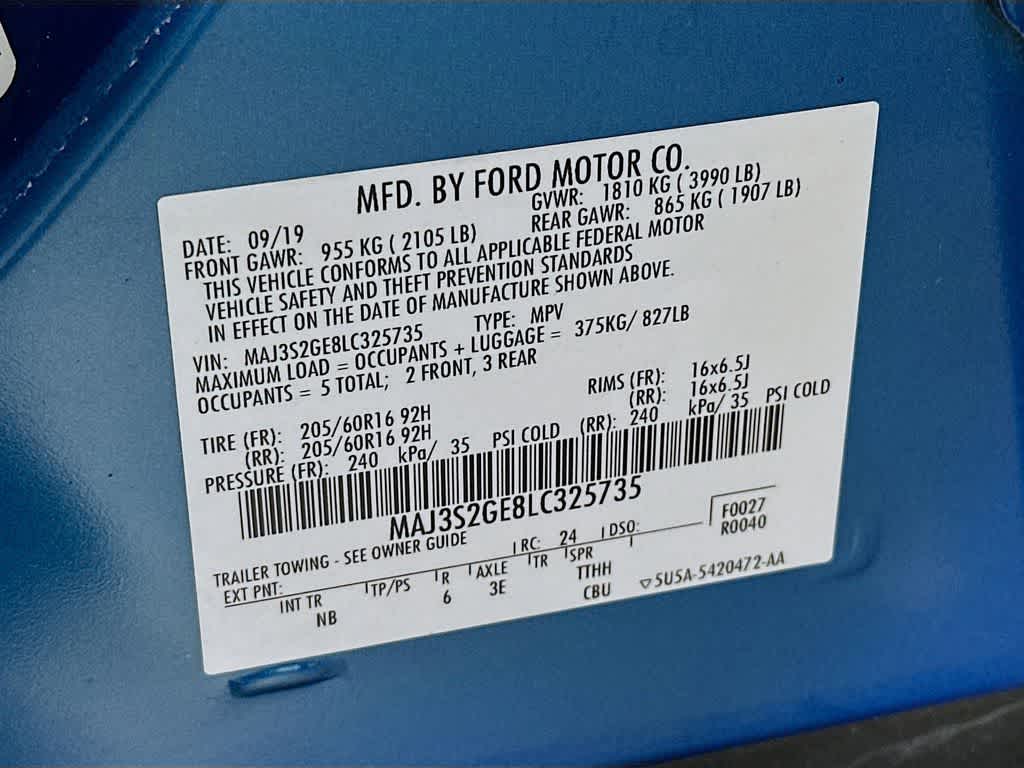 Ford EcoSport SE 2020