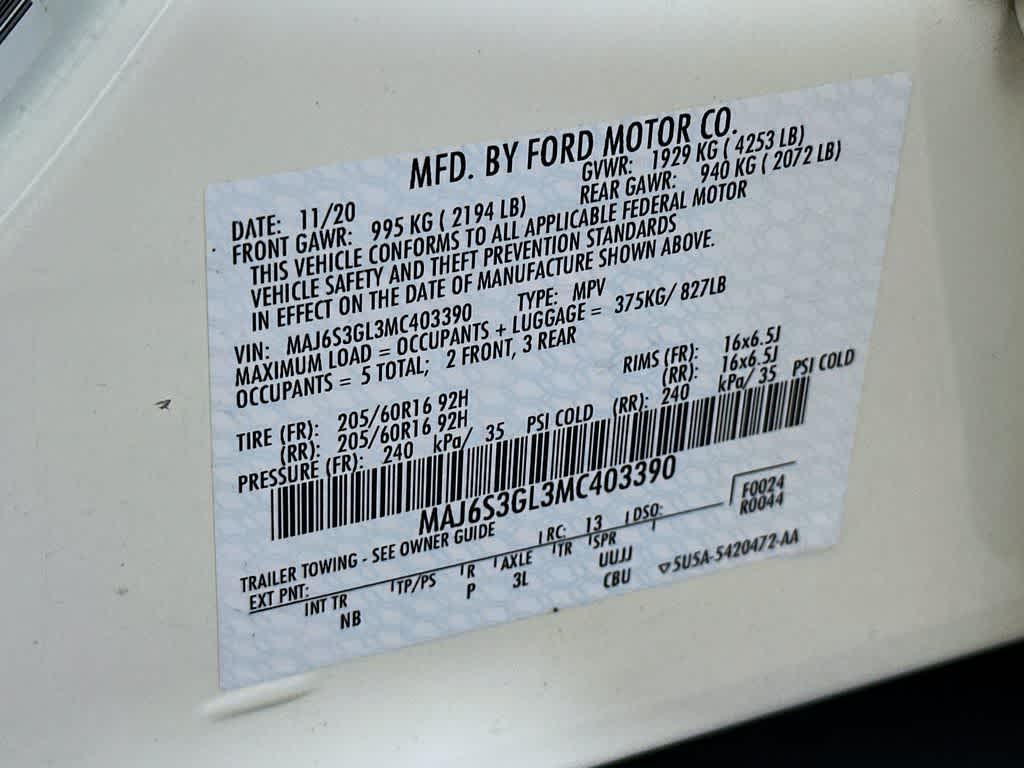 Ford EcoSport SE 2021