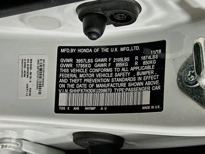 Honda Civic Hatchback LX 2019