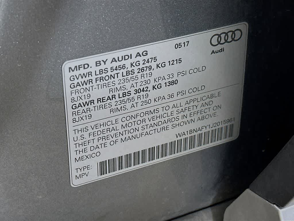 Audi Q5 Premium Plus 2018