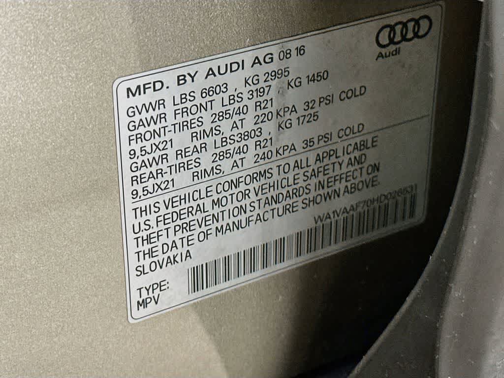 Audi Q7 Prestige 2017