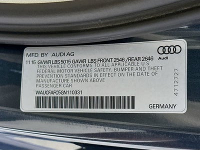 Audi A6 2.0T Premium 2016