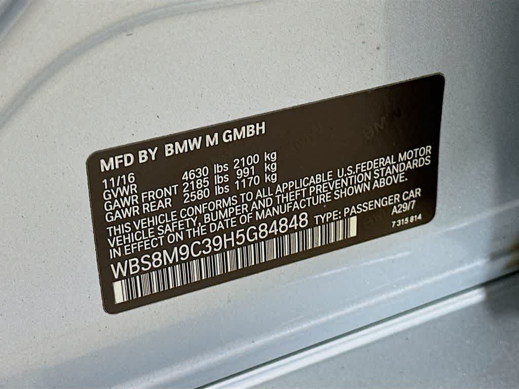BMW M3 Berlina 2017, versión básica