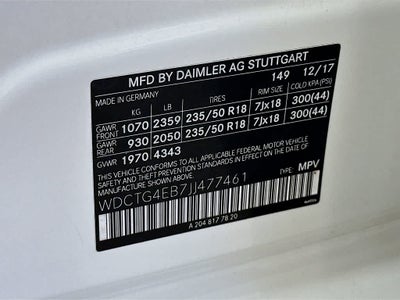 Mercedes-Benz GLA 250 2018 GLA 250