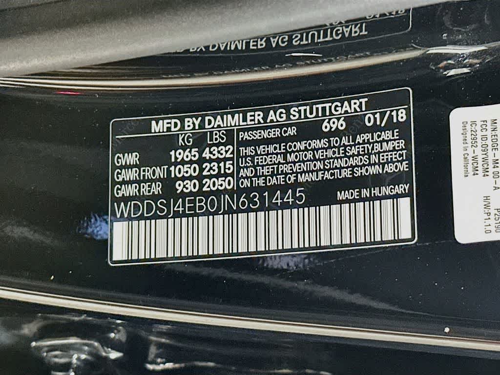 Mercedes-Benz CLA 250 2018 CLA 250