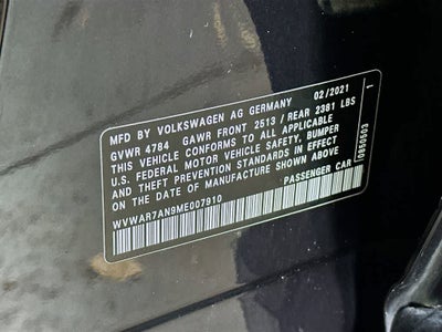 Volkswagen Arteon SE 2021