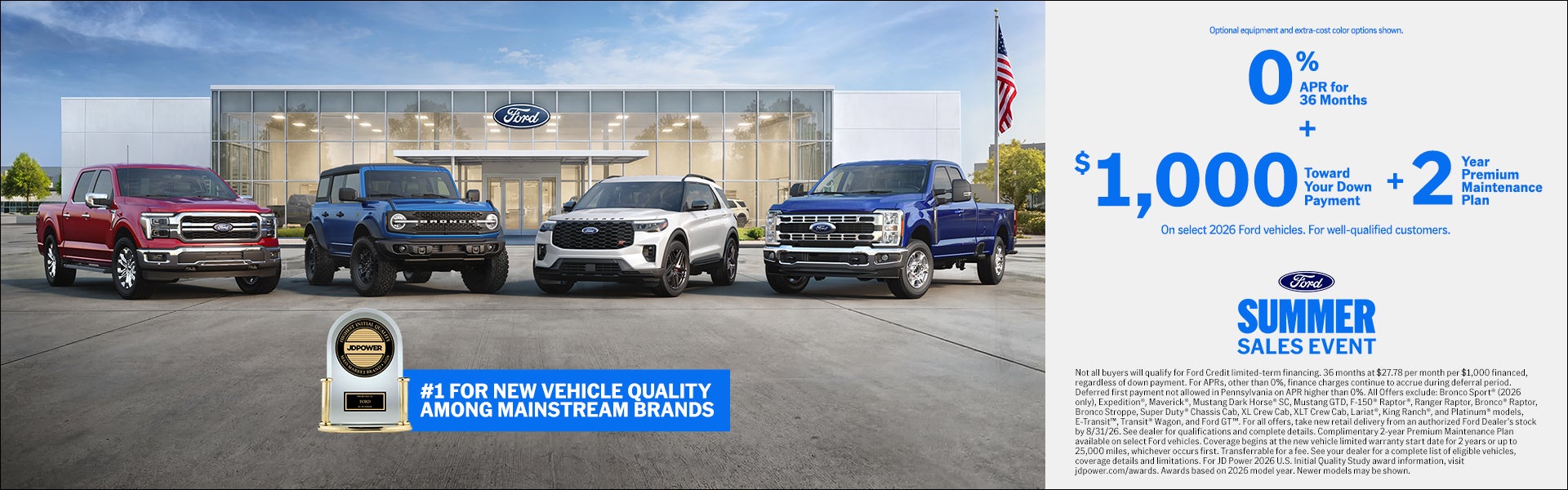 Campaña de rebajas de verano de Ford 