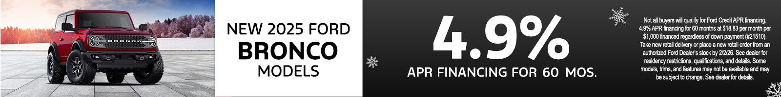 Nuevos modelos Ford Bronco 2025