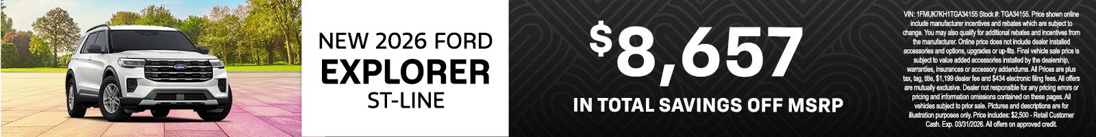 Nuevo Ford Explorer ST-Line 2025