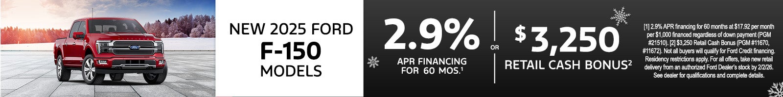 Nuevos modelos Ford F-150 2025