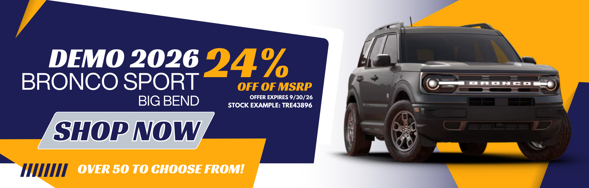 Oferta del Bronco Sport 2026
