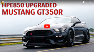 Hennessey HPE850 Mustang GT350R en acción